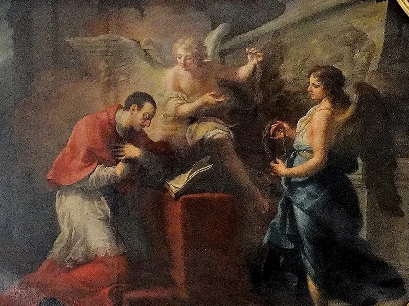 1780-Ludovico Stern - Carlo Borromeo in meditazione